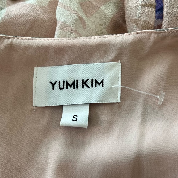 Yumi Kim Samba Mini Dress in Sky High Sand Light Pink Floral - Small - Picture 4 of 8